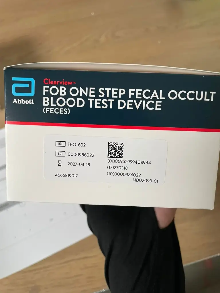 FOB One Step Fecal Occult Blood Test : 25T/Kit